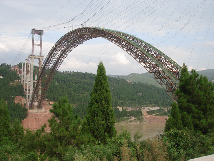 四川嘉陵江鋼管拱橋